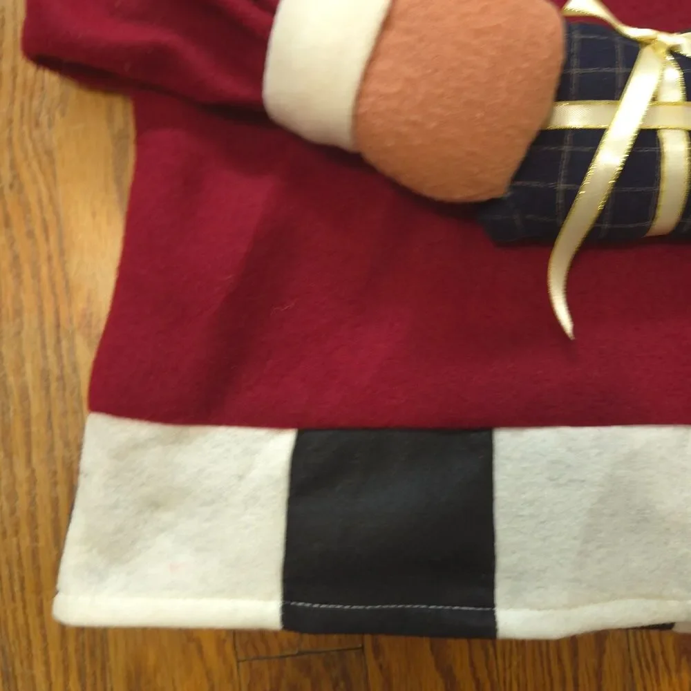 Set of 4 Santa Claus Chair Back Covers Christmas Dining Holiday Decor 22x21